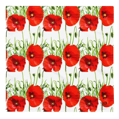 Bandana sostenible | Amapolas – Diseño Nekolindo