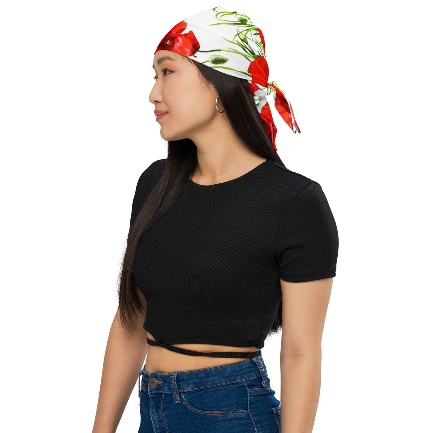 Bandana sostenible | Amapolas – Diseño Nekolindo