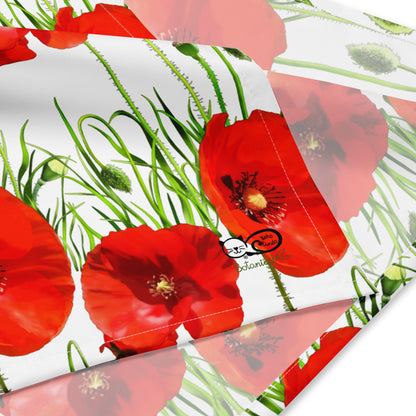 Bandana sostenible | Amapolas – Diseño Nekolindo