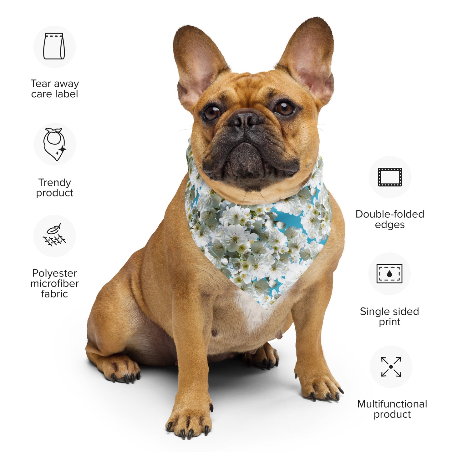 Bandana sostenible | Flor de Cerezo – Diseño Nekolindo