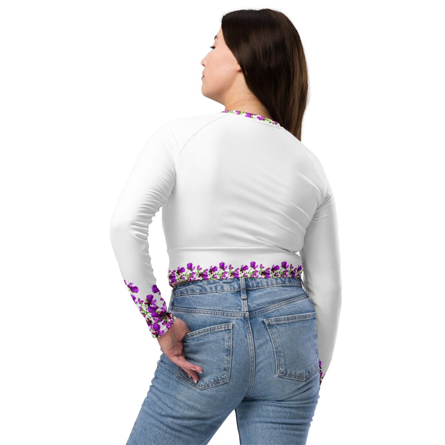 Camiseta sostenible crop | Buglosas – Manga larga – Diseño Nekolindo