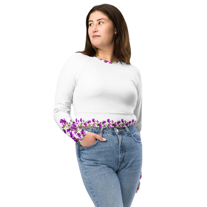 Camiseta sostenible crop | Buglosas – Manga larga – Diseño Nekolindo