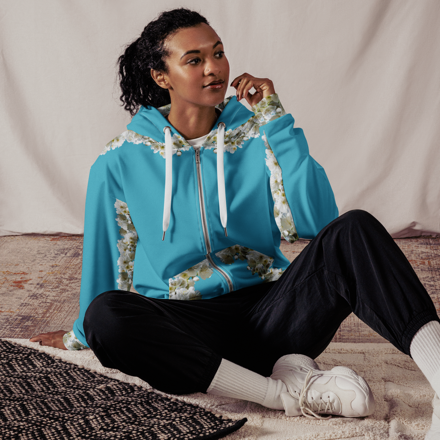 Sudadera sostenible unisex | Flor de Cerezo – Diseño Nekolindo