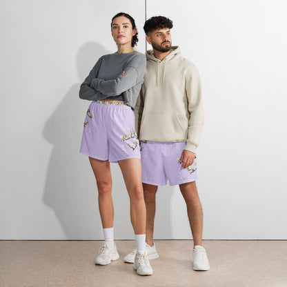 Pantalones cortos sostenibles de largo medio | Flor de Almendro – Diseño Nekolindo