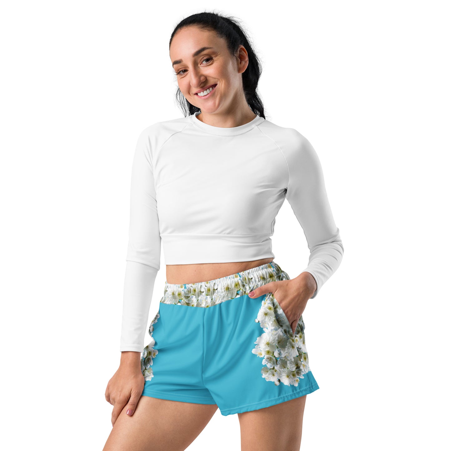 Pantalón corto sostenible | Flor de Cerezo – Diseño Nekolindo