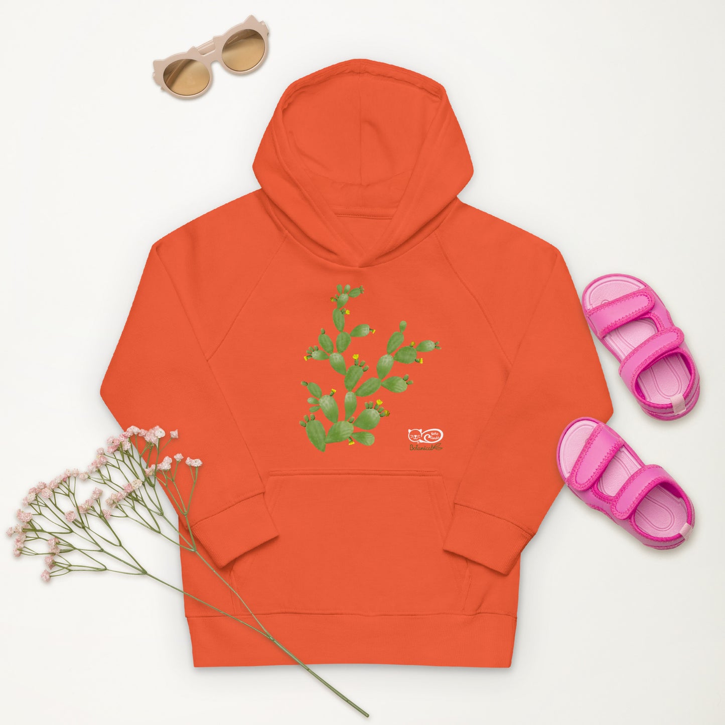 Sudadera sostenible infantil | Cactus – Diseño Nekolindo
