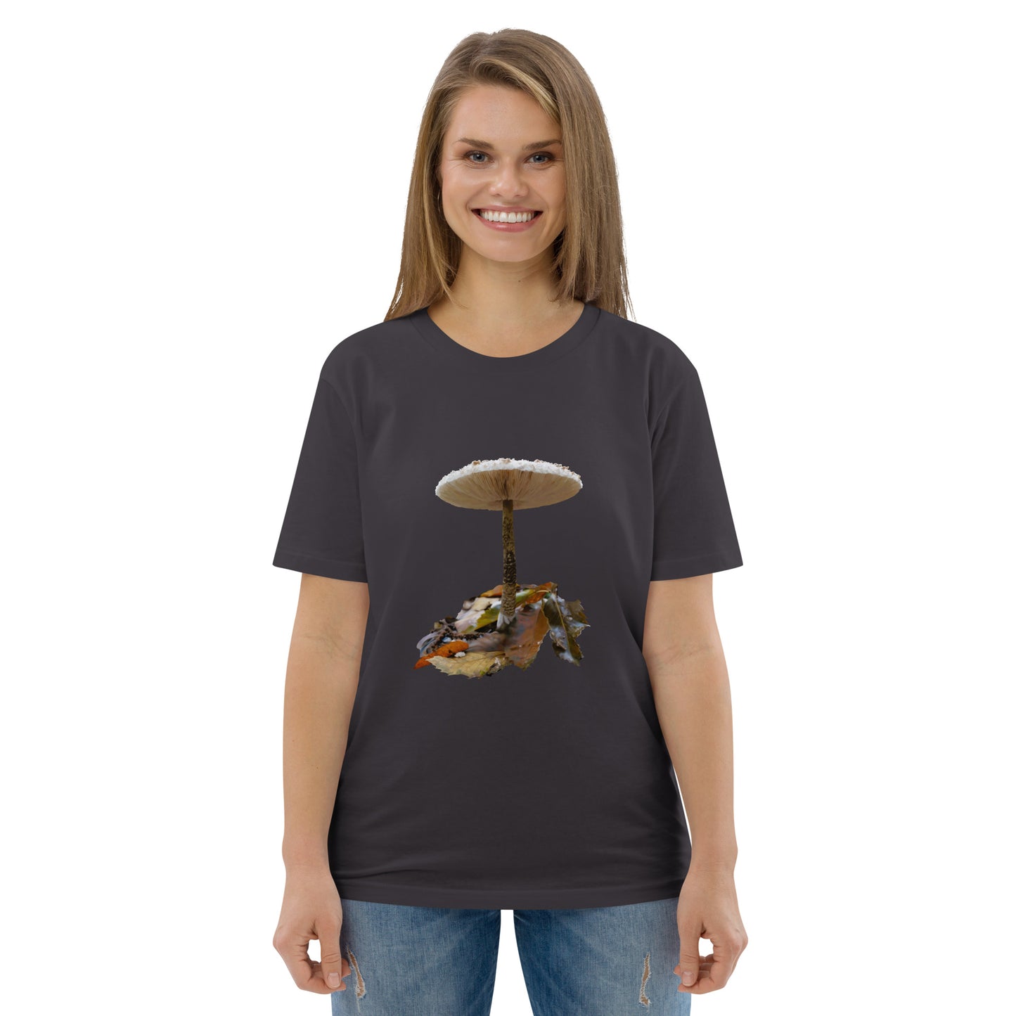 Camiseta sostenible mujer | Nacida entre hojas – Diseño Nekolindo