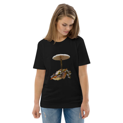 Camiseta sostenible mujer | Nacida entre hojas – Diseño Nekolindo