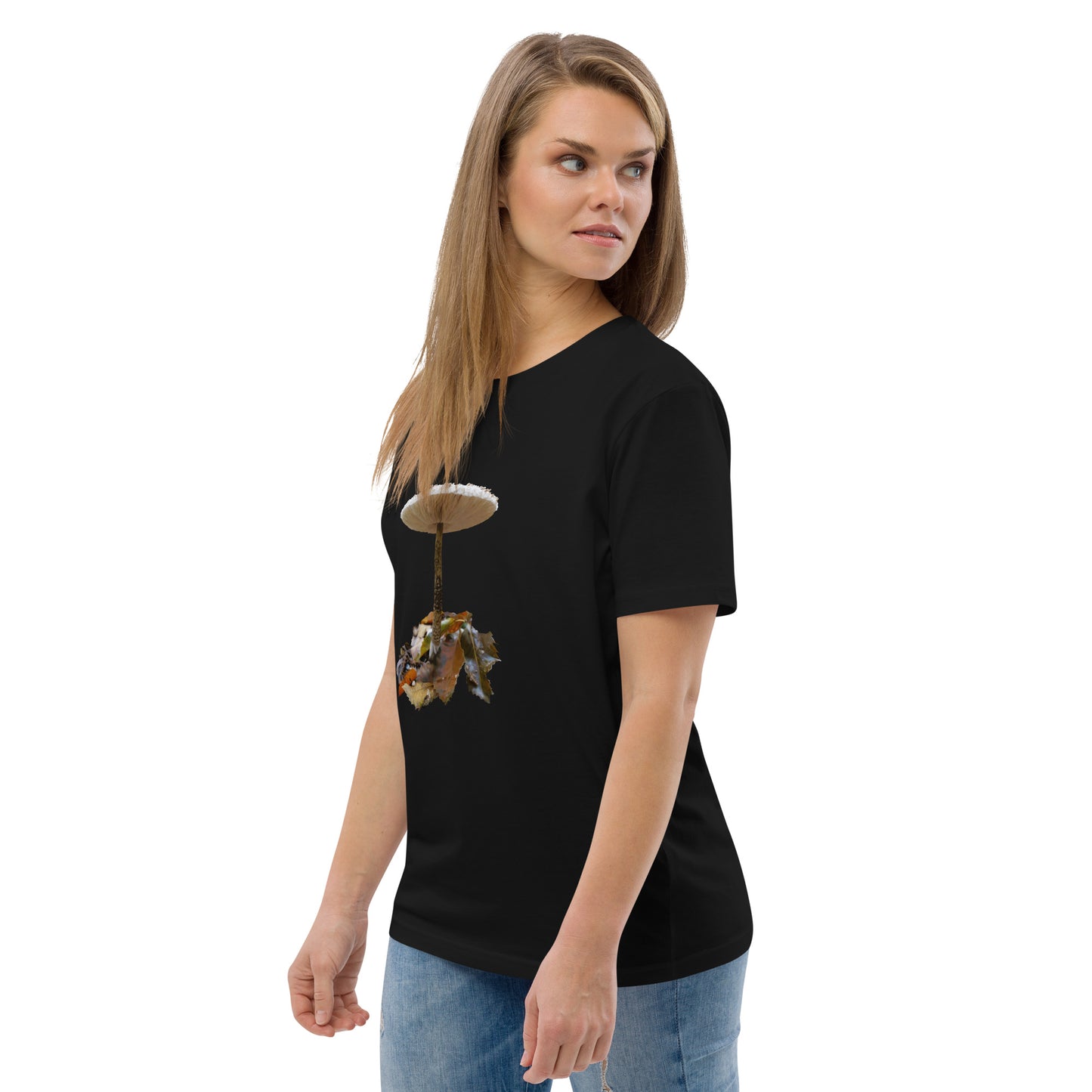 Camiseta sostenible mujer | Nacida entre hojas – Diseño Nekolindo