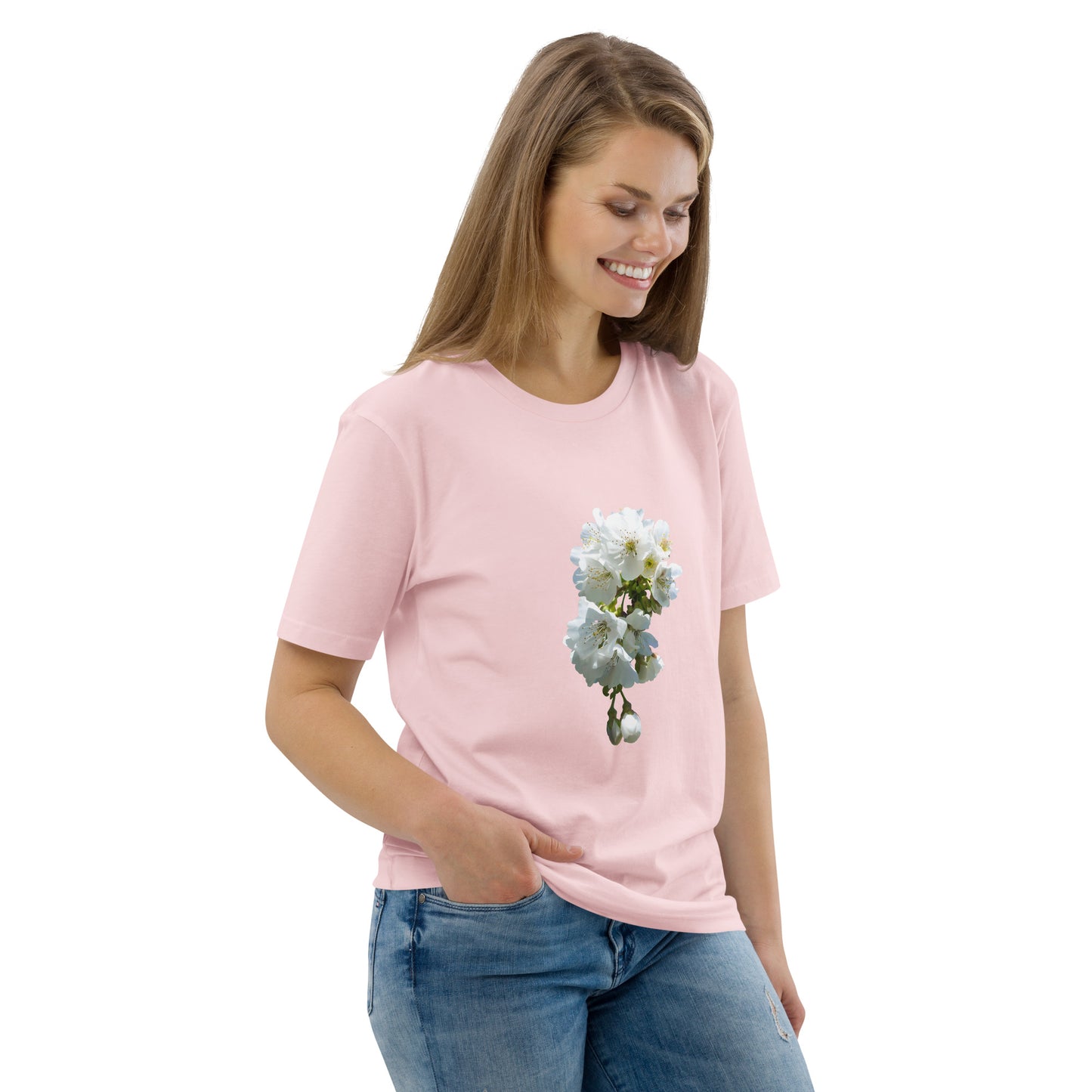 Camiseta sostenible unisex | Flor de Cerezo – Diseño Nekolindo