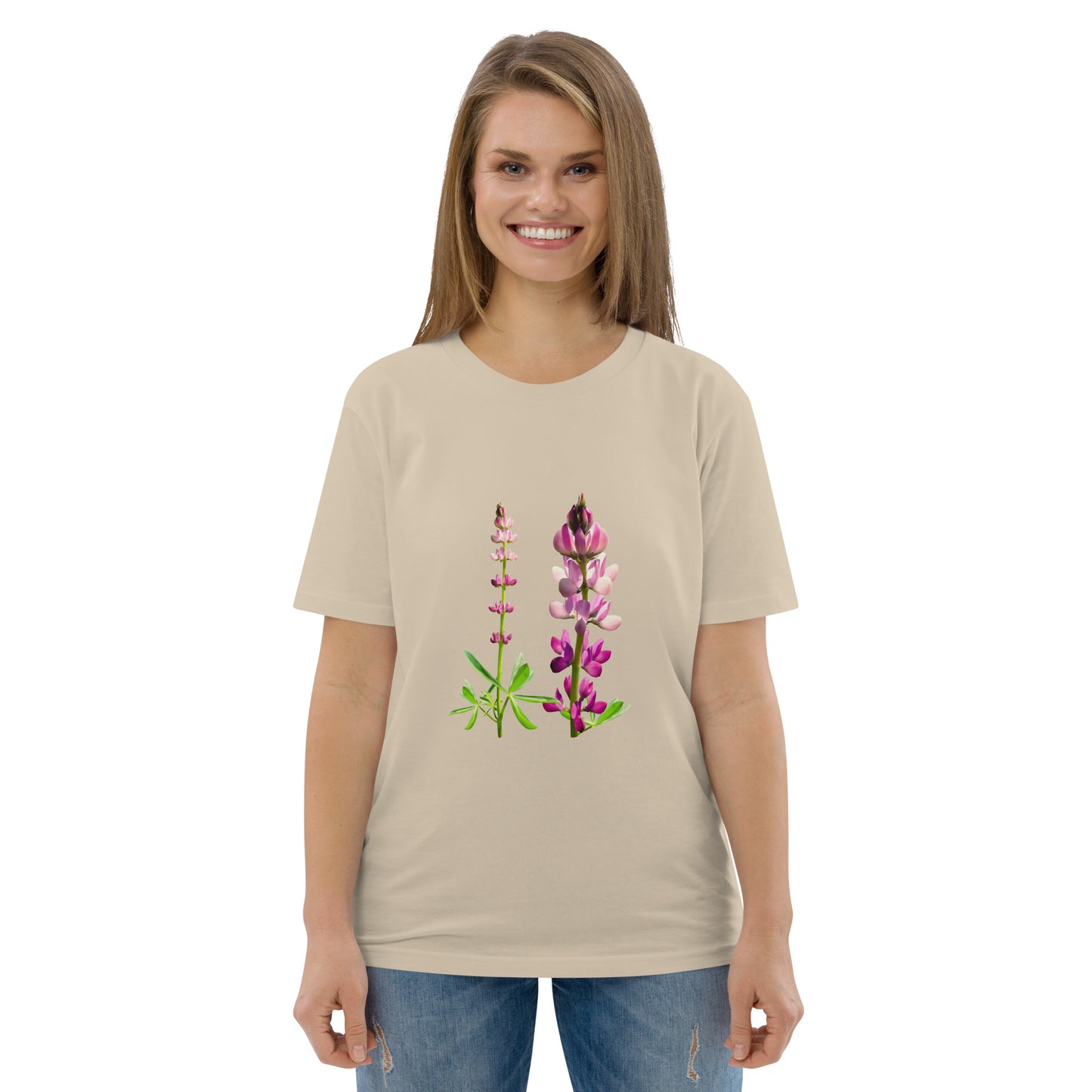 Camiseta sostenible unisex | Lupinus – Diseño Nekolindo