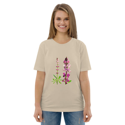 Camiseta sostenible unisex | Lupinus – Diseño Nekolindo