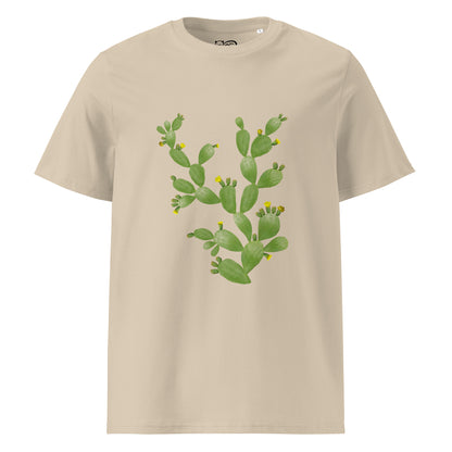 Camiseta sostenible Cactus hombre | Diseño botánico Nekolindo