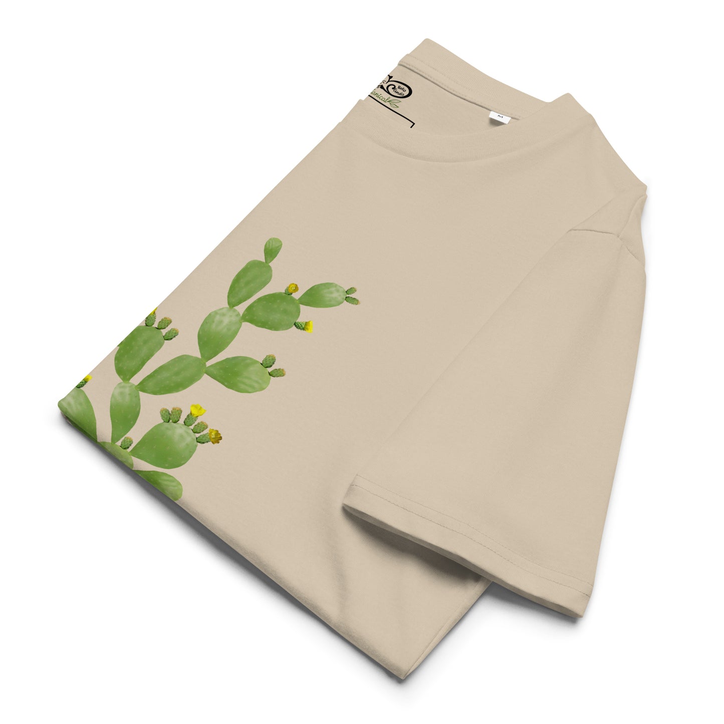 Camiseta sostenible Cactus hombre | Diseño botánico Nekolindo