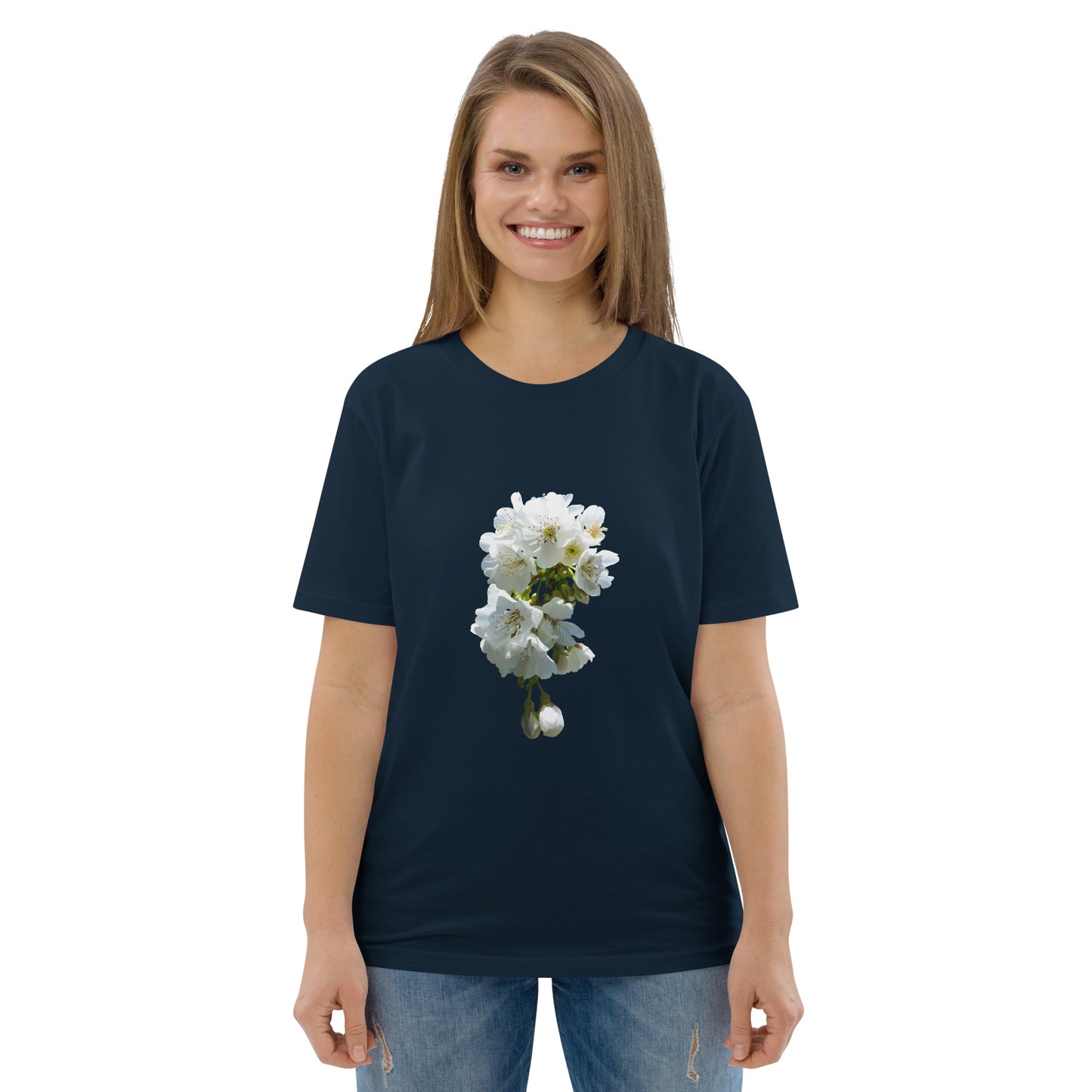 Camiseta sostenible unisex | Flor de Cerezo – Diseño Nekolindo