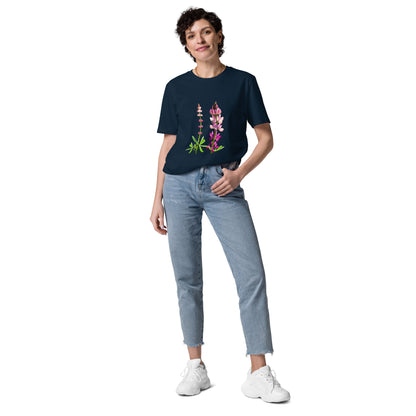 Camiseta sostenible unisex | Lupinus – Diseño Nekolindo