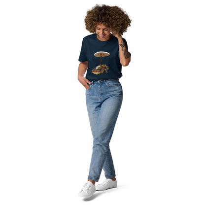 Camiseta sostenible mujer | Nacida entre hojas – Diseño Nekolindo