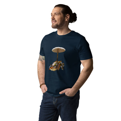 Camiseta sostenible hombre | Nacida entre hojas – Diseño Nekolindo