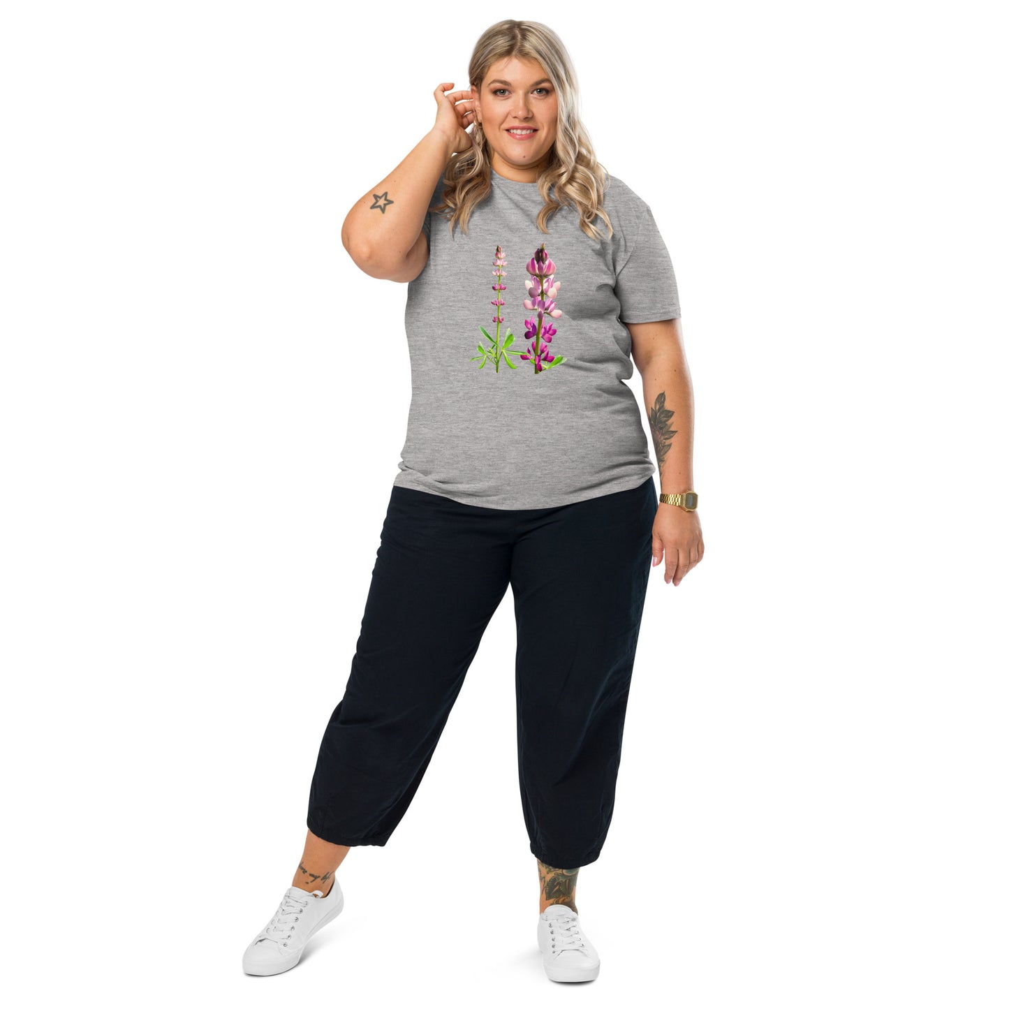 Camiseta sostenible unisex | Lupinus – Diseño Nekolindo