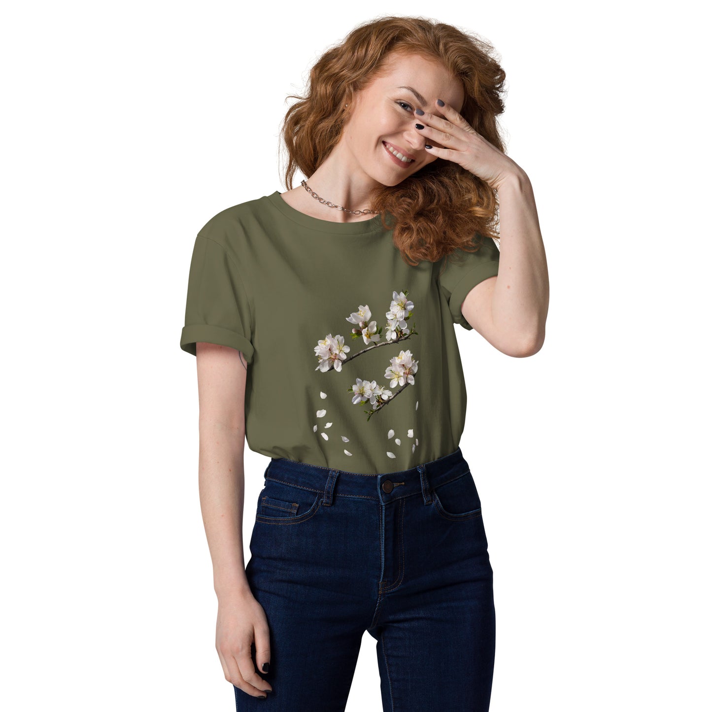Camiseta sostenible unisex | Flor de Almendro – Diseño Nekolindo