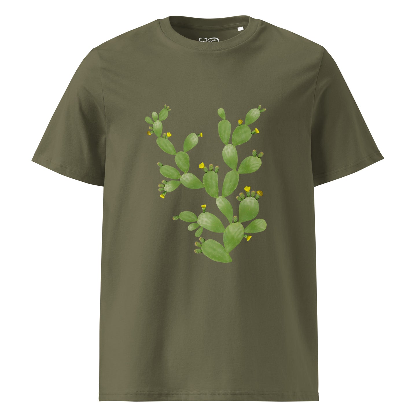 Camiseta sostenible Cactus mujer | Diseño botánico Nekolindo