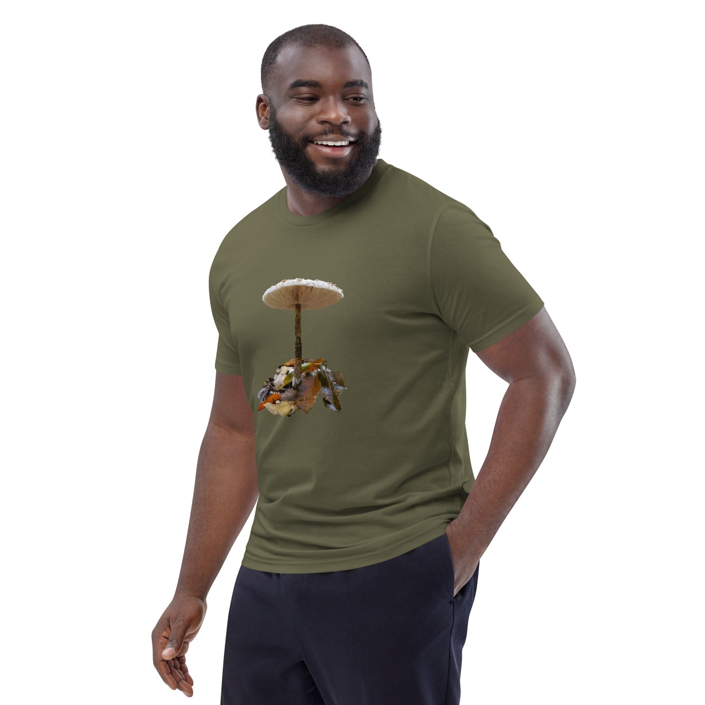 Camiseta sostenible hombre | Nacida entre hojas – Diseño Nekolindo
