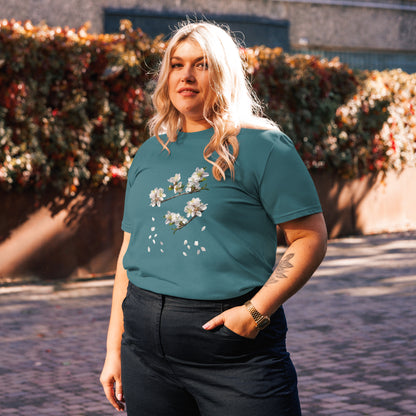 Camiseta sostenible unisex | Flor de Almendro – Diseño Nekolindo