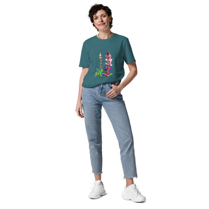 Camiseta sostenible unisex | Lupinus – Diseño Nekolindo