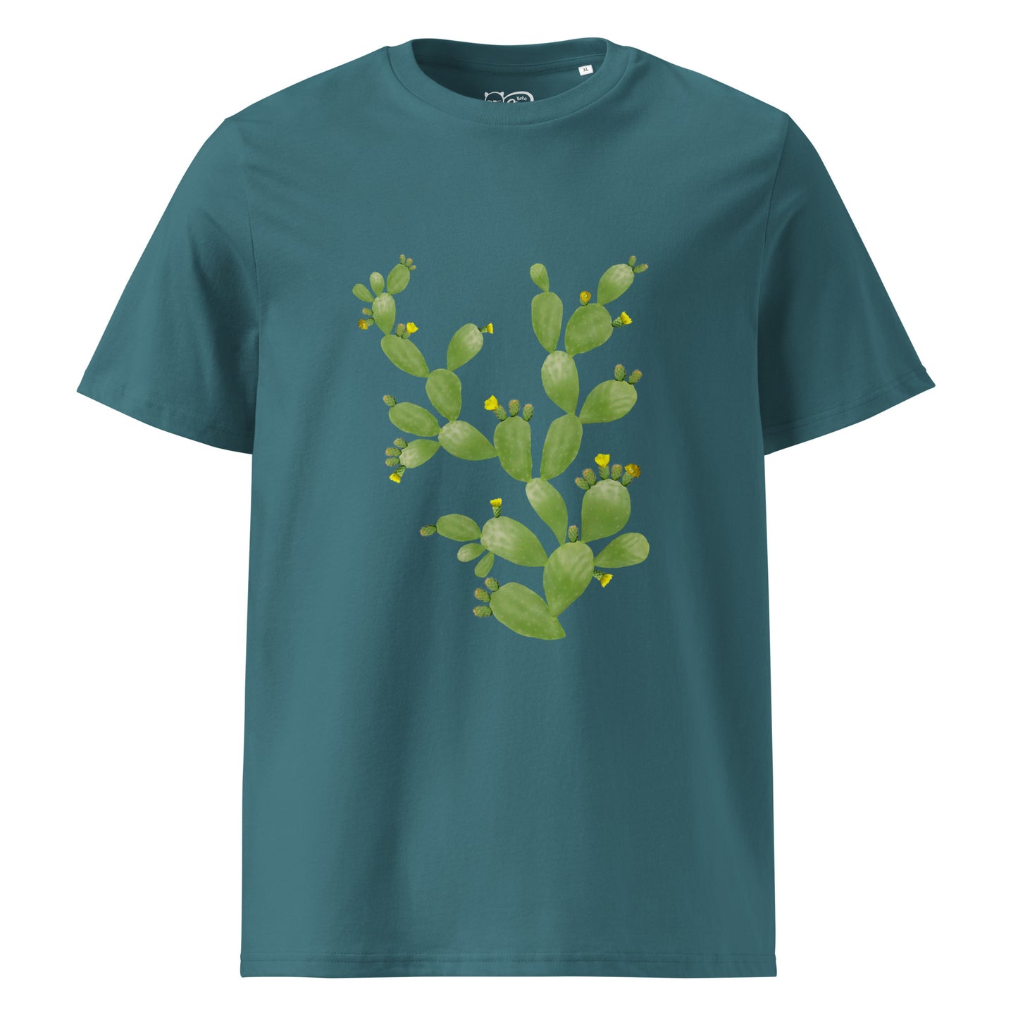 Camiseta sostenible Cactus mujer | Diseño botánico Nekolindo
