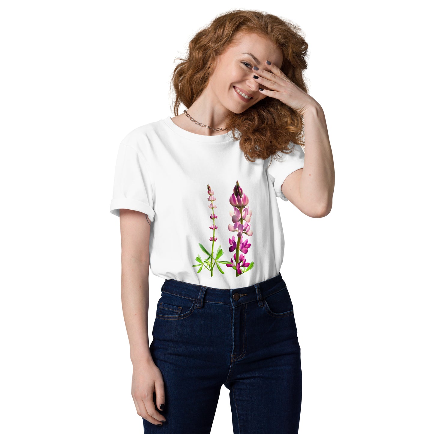 Camiseta sostenible unisex | Lupinus – Diseño Nekolindo