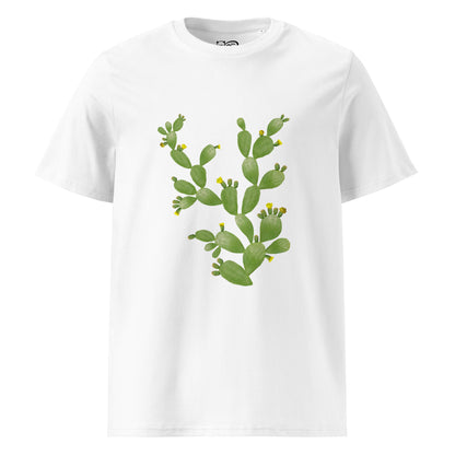 Camiseta sostenible Cactus mujer | Diseño botánico Nekolindo